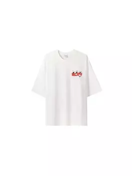 Рубашка Bershka, белый