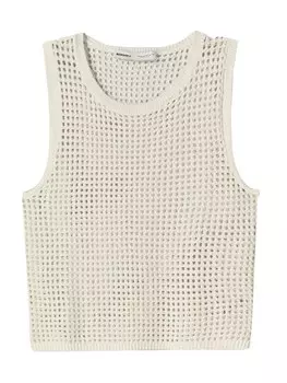 Рубашка Bershka, белый