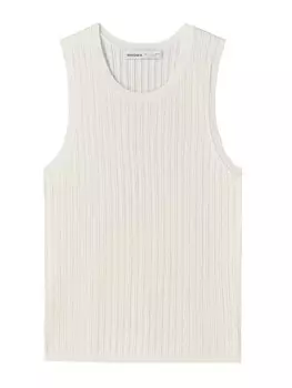 Рубашка Bershka, белый