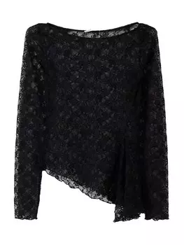 Рубашка Bershka, черный