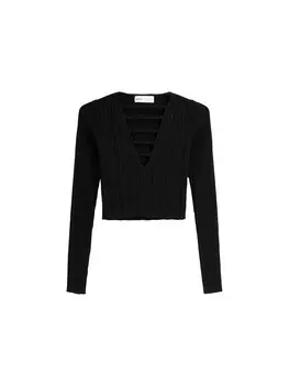 Рубашка Bershka, черный