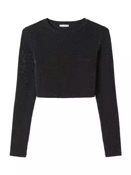 Рубашка Bershka, черный