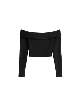 Рубашка Bershka, черный