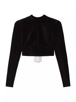 Рубашка Bershka, черный