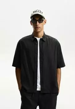 Рубашка Bershka, черный