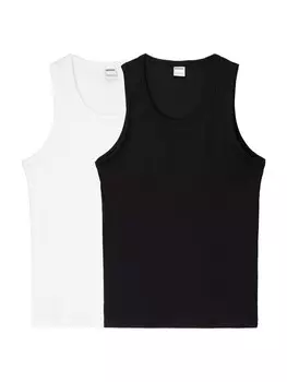 Рубашка Bershka, черный/белый