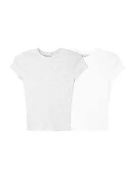 Рубашка Bershka, цвет Light grey/White