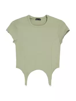 Рубашка Bershka, хаки