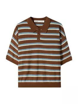 Рубашка Bershka, коричневый