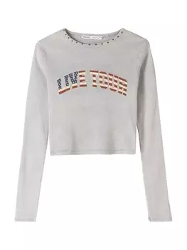 Рубашка Bershka, серый