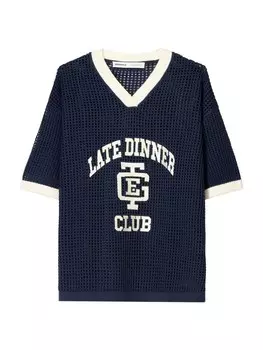 Рубашка Bershka, темно-синий