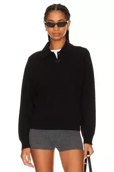 Рубашка BEVERLY HILLS x REVOLVE Long Sleeve Cashmere Polo, черный