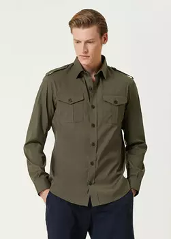 Рубашка Beymen Collection, хаки