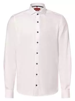 Рубашка без глажки, двухслойная, с удлиненными рукавами Finshley & Harding, белый