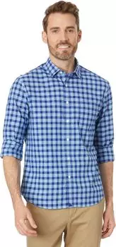 Рубашка без морщин Mariano UNTUCKit, светло-синий