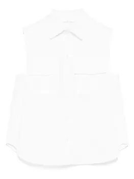 Рубашка без рукавов Miss Grant Kids, белый