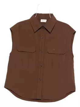 Рубашка без рукавов PAROSH P.A.R.O.S.H., коричневый