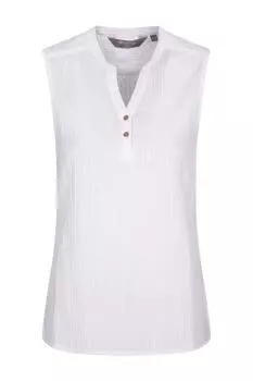Рубашка без рукавов Petra, 100% хлопок Mountain Warehouse, белый