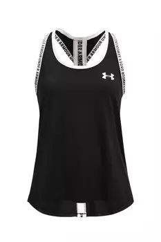 Рубашка без рукавов с эффектом нокаута Under Armour, черный