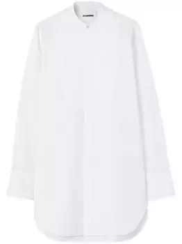 Рубашка без воротника JIL SANDER, белый