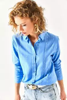 Рубашка - Бежевая - Классический крой Olalook, бежевый