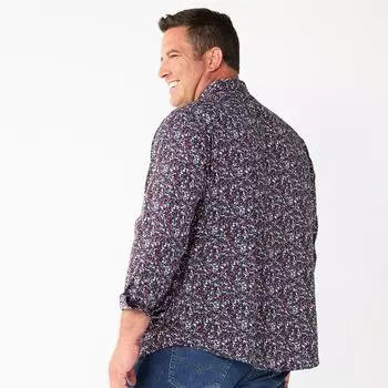 Рубашка Big & Tall на пуговицах из технического материала Apt. 9