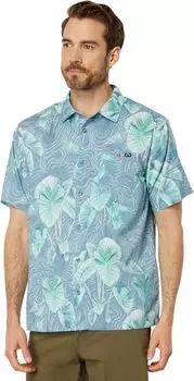 Рубашка Billabong Kamea Sundays Island Short Sleeve Woven, цвет Steel Blue