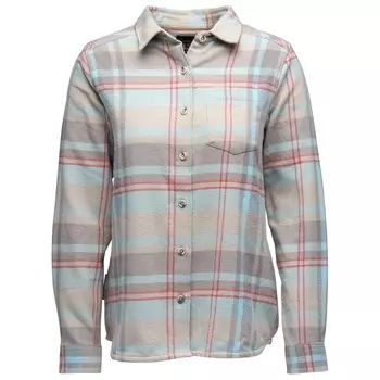Рубашка Black Diamond Project Flannel, цвет Pewter/Belay Blue Plaid