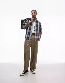 Рубашка блантон с длинным рукавом темно-синего цвета Carhartt WIP