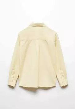 Рубашка BLAS Mango Kids, светло-желтый