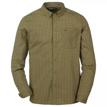 Рубашка Blaser Outfits Stretch Serge, цвет Olive/Grey Checkered