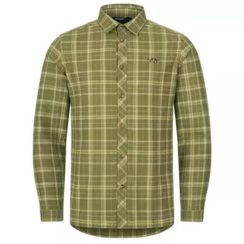 Рубашка Blaser Outfits Technical Fleece Shirt 20, цвет Olive/Beige Checkered