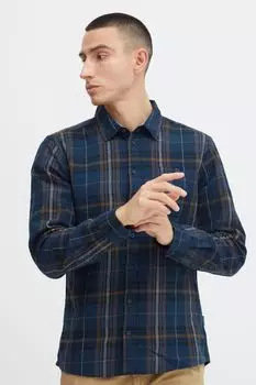 Рубашка BLEND Karo 20714909, синий