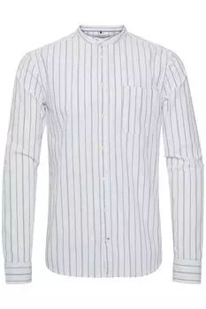 Рубашка BLEND Langarm Blend Herren mit kleinem Stehkragen 20712172, натуральный