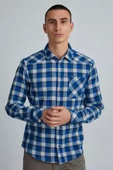 Рубашка BLEND Langarm Shirt 20713360, синий