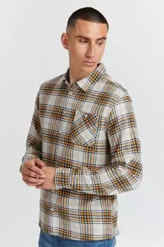 Рубашка BLEND Langarm Shirt 20714325, коричневый