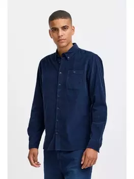 Рубашка BLEND Langarmhemd BHShirt 20717742 lssiges Cordhemd, синий