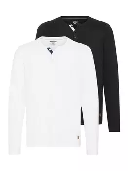 Рубашка BLEND OLLIE, черный/белый