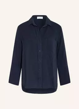 Рубашка блузка bella dahl, темно-синий