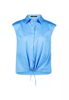 Рубашка блузка блузка воротник Zero, синий