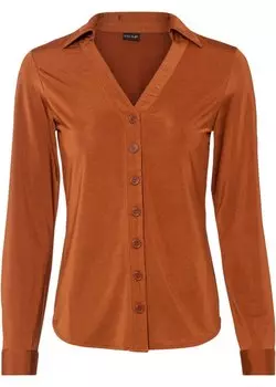 Рубашка-блузка Bodyflirt, бордовый