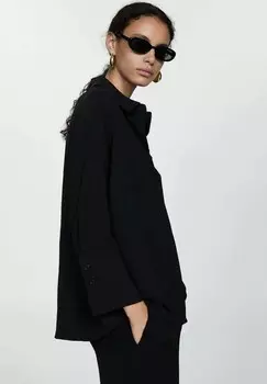 Рубашка-блузка BURBUJA-A Mango, черный