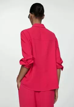 Рубашка-блузка BURBUJA-A Mango, розовый