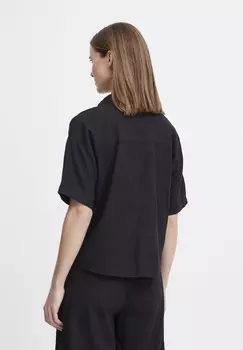 Рубашка-блузка BYFALAKKA SS b.young, черный деним