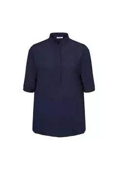 Рубашка блузка черная роза Seidensticker, синий