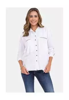 Рубашка блузка Cipo & Baxx, белый