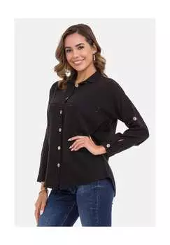 Рубашка блузка Cipo & Baxx, черный