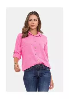 Рубашка блузка Cipo & Baxx, розовый