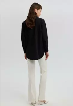 Рубашка-блузка CONTRAST EMBROIDERED Touch Priv, черный