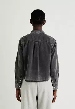 Рубашка-блузка CROPPED GAP, черный